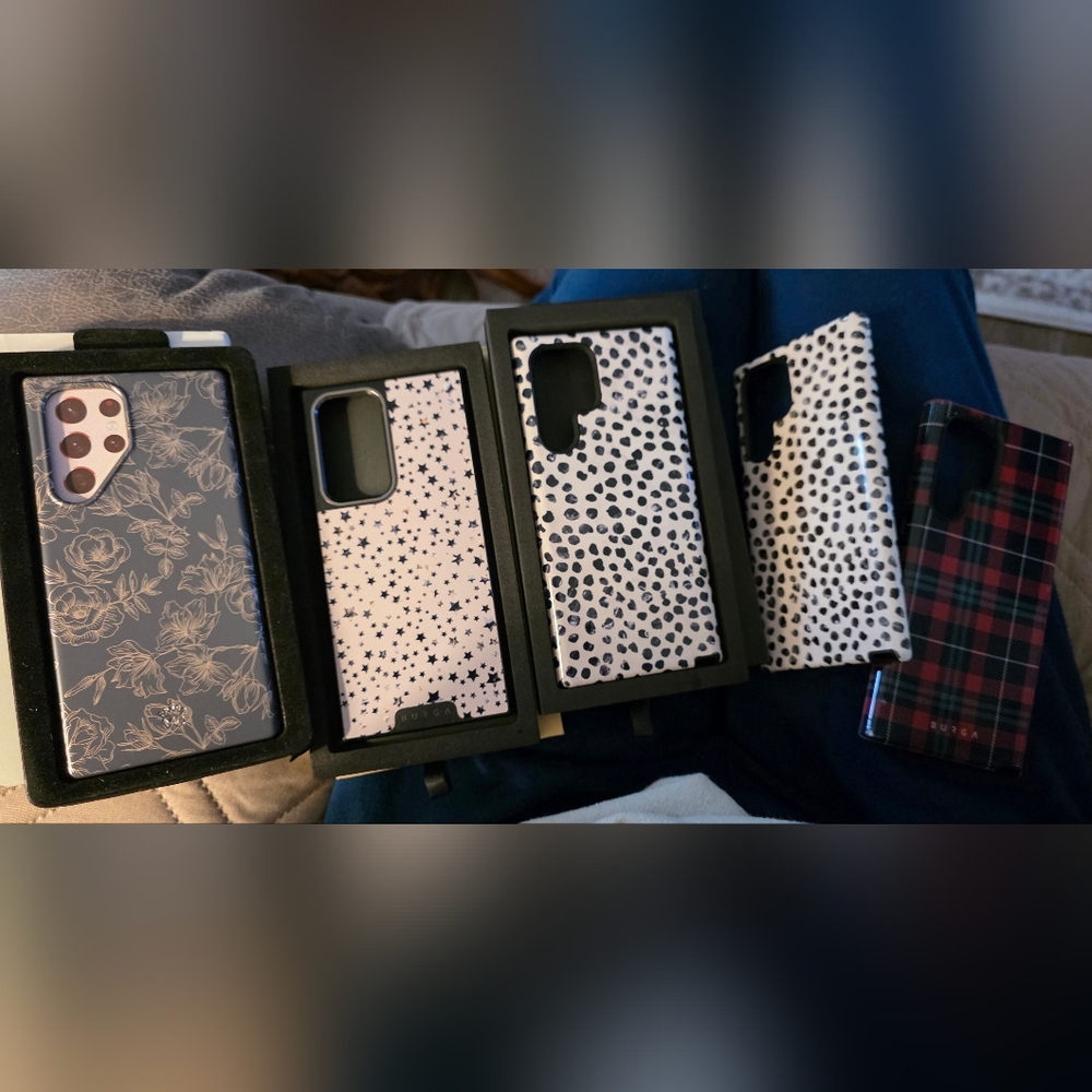 Samsung S22 Ultra Cases - Lot Of 5 (Burga & Velvet Caviar)
